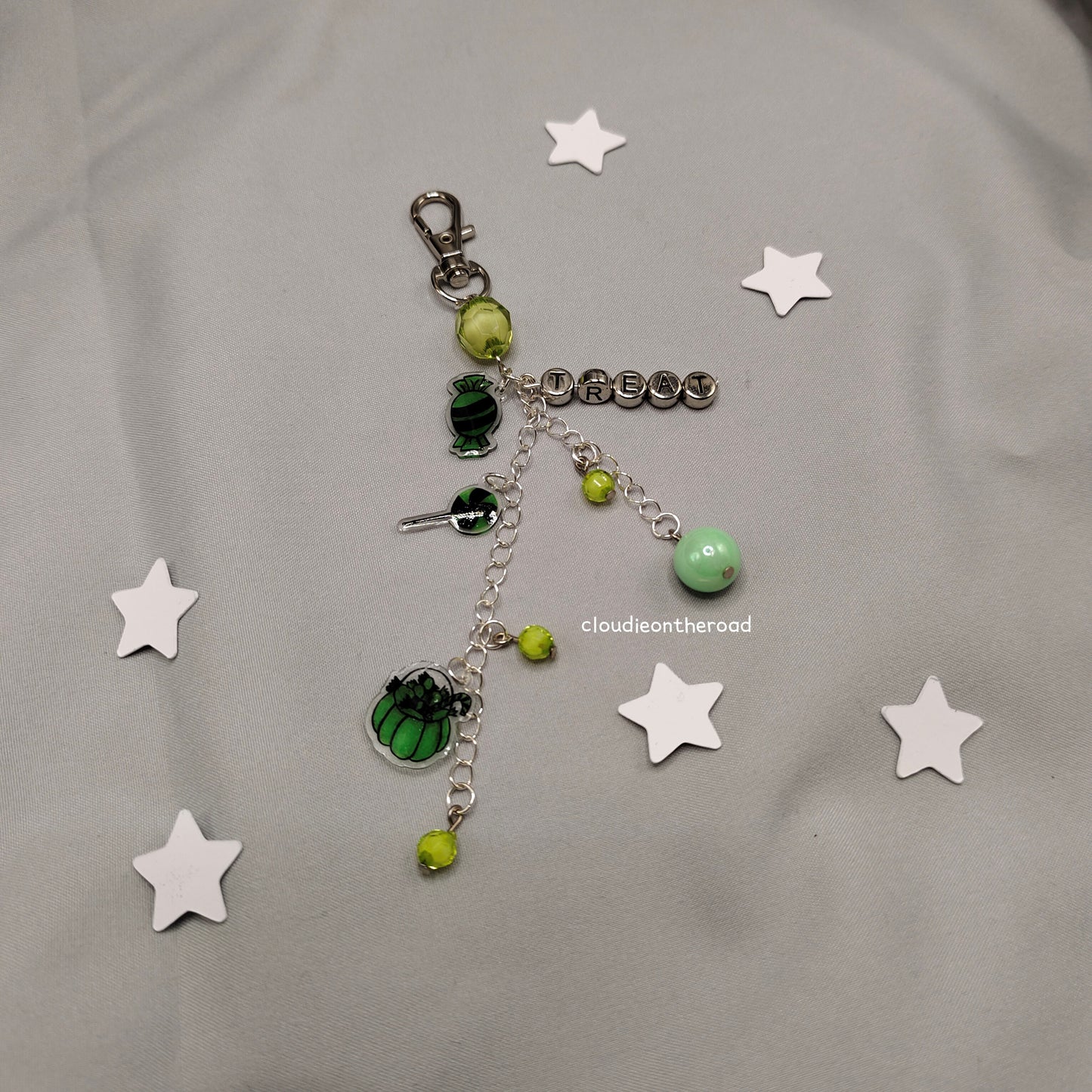 Keychains Halloween Themed Shrink Dink Bead