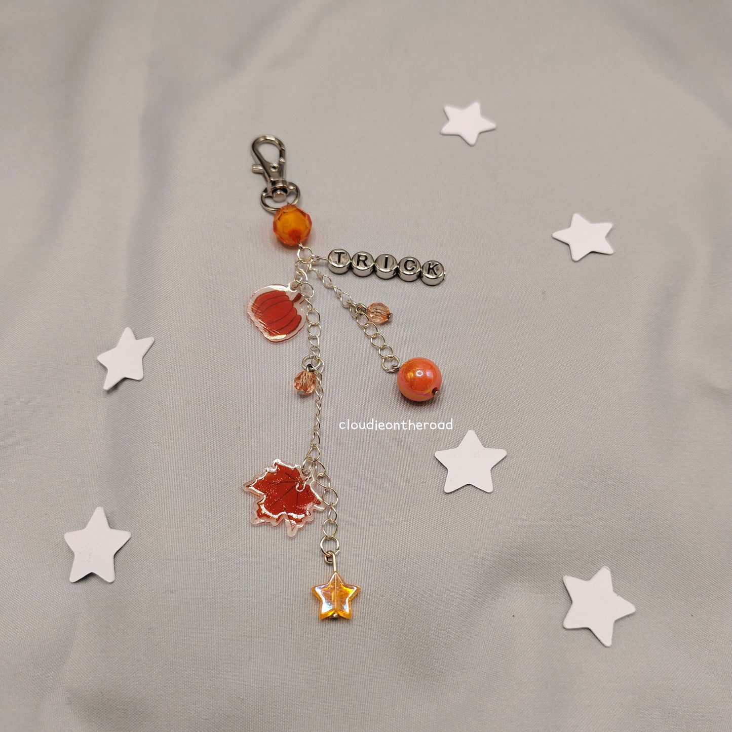 Keychains Halloween Themed Shrink Dink Bead