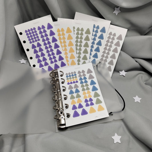 A7 Sticker Sheet Shape Triangle